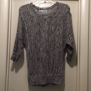 Maurice’s,Sparkly, Purple and Gray Slouchy Sweater